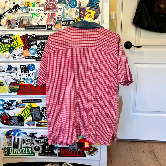 Vintage Gingham Button Up Shirt - Picture 5 of 6